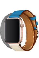 Apple Watch Uyumlu Spiralis Deri Kordon Salda