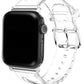 Apple Watch Uyumlu Şeffaf Silikon Kordon Shadow  bikordon