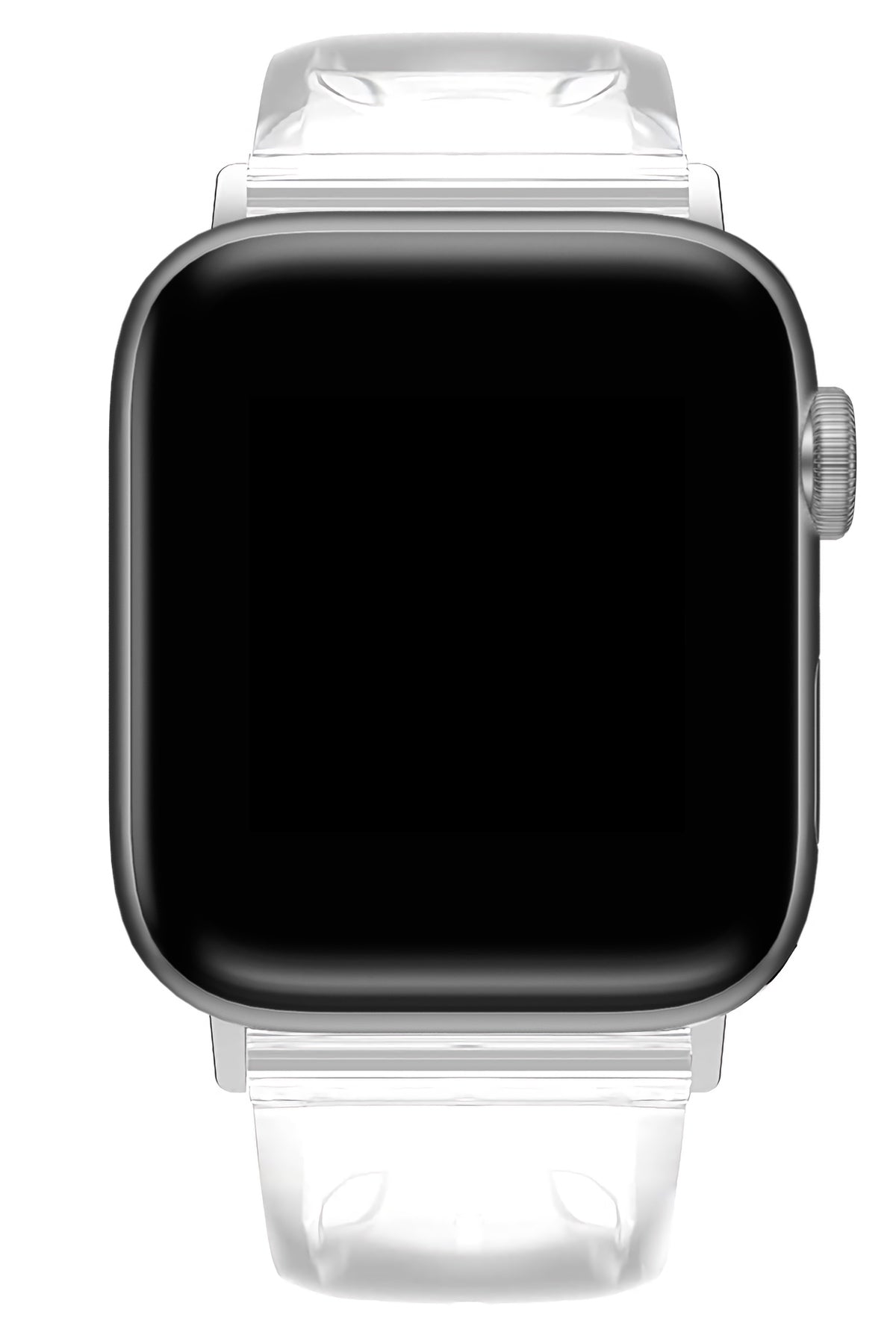 Apple Watch Uyumlu Şeffaf Silikon Kordon Shadow  bikordon
