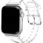 Apple Watch Uyumlu Şeffaf Silikon Kordon Shadow