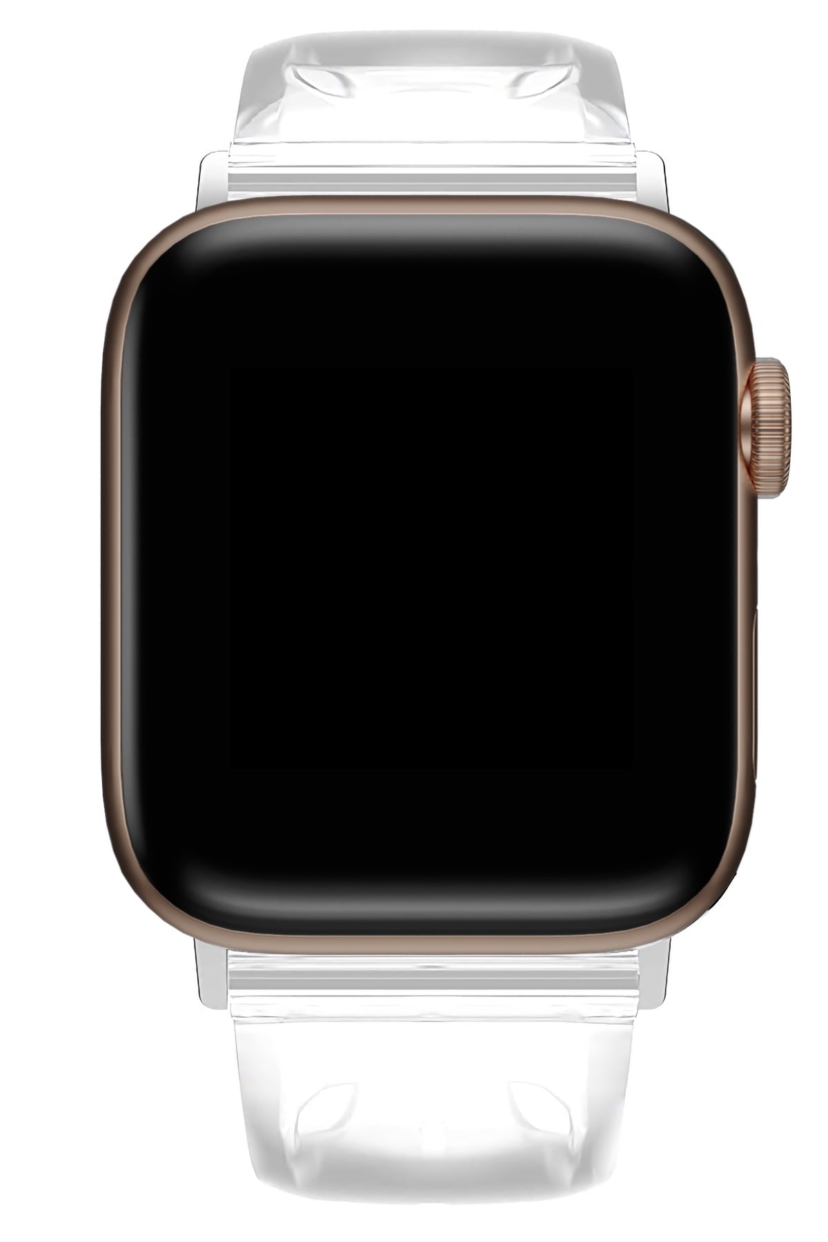 Apple Watch Uyumlu Şeffaf Silikon Kordon Shadow  bikordon