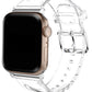 Apple Watch Uyumlu Şeffaf Silikon Kordon Shadow