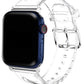 Apple Watch Uyumlu Şeffaf Silikon Kordon Shadow