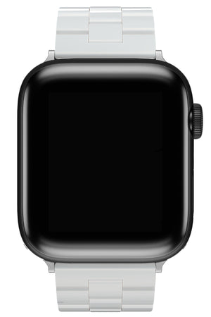 Apple Watch Uyumlu Üç Bakla Seramik Loop Kordon Beyaz  bikordon