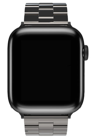 Apple Watch Uyumlu Üç Bakla Seramik Loop Kordon Siyah  bikordon
