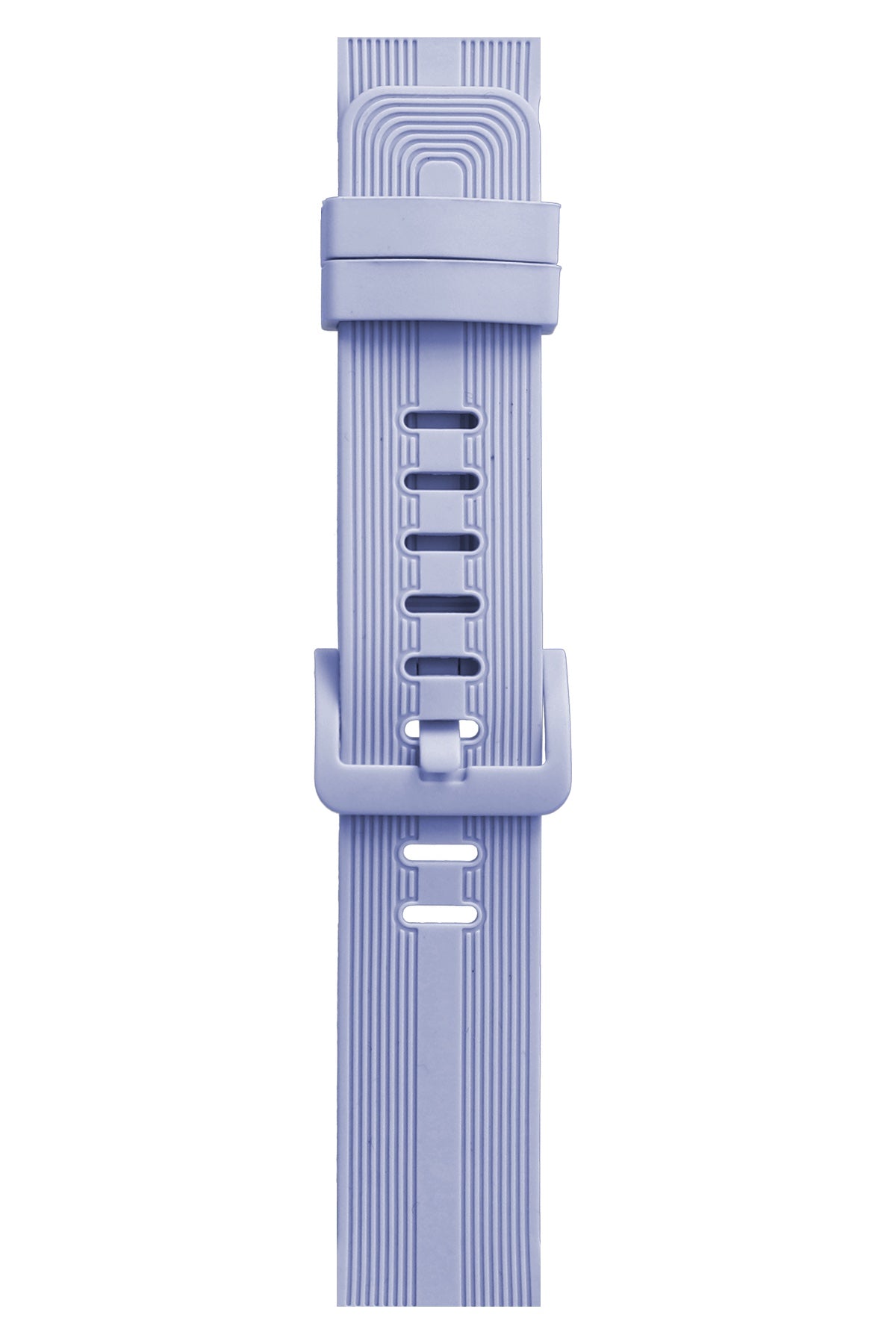 Apple Watch Compatible Silicone Line Loop Band Lavender 
