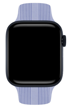 Apple Watch Uyumlu Silikon Line Loop Kordon Lavender