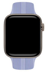 Apple Watch Uyumlu Silikon Line Loop Kordon Lavender