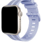 Apple Watch Compatible Silicone Line Loop Band Lavender 