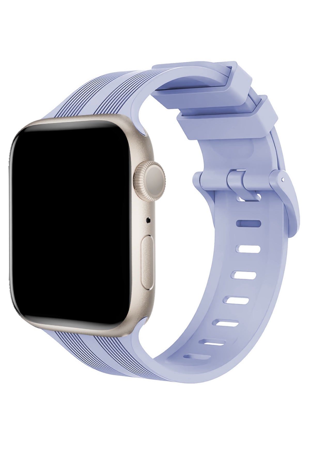Apple Watch Uyumlu Silikon Line Loop Kordon Lavender  bikordon