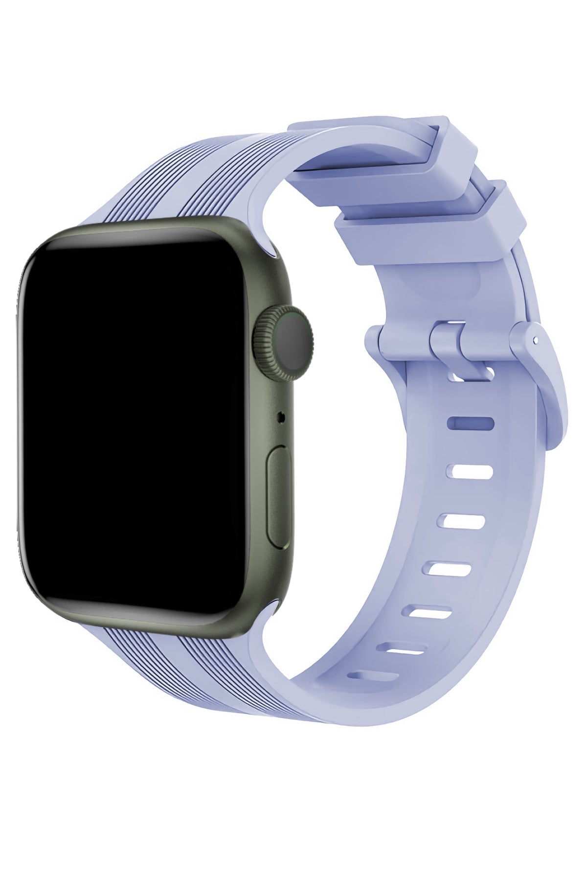 Apple Watch Uyumlu Silikon Line Loop Kordon Lavender  bikordon