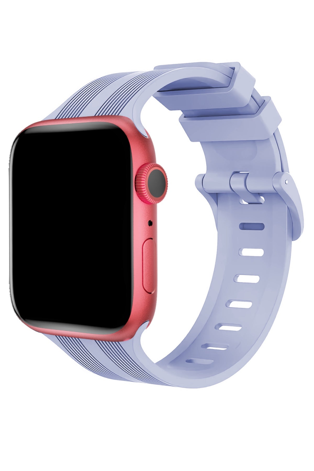 Apple Watch Uyumlu Silikon Line Loop Kordon Lavender  bikordon