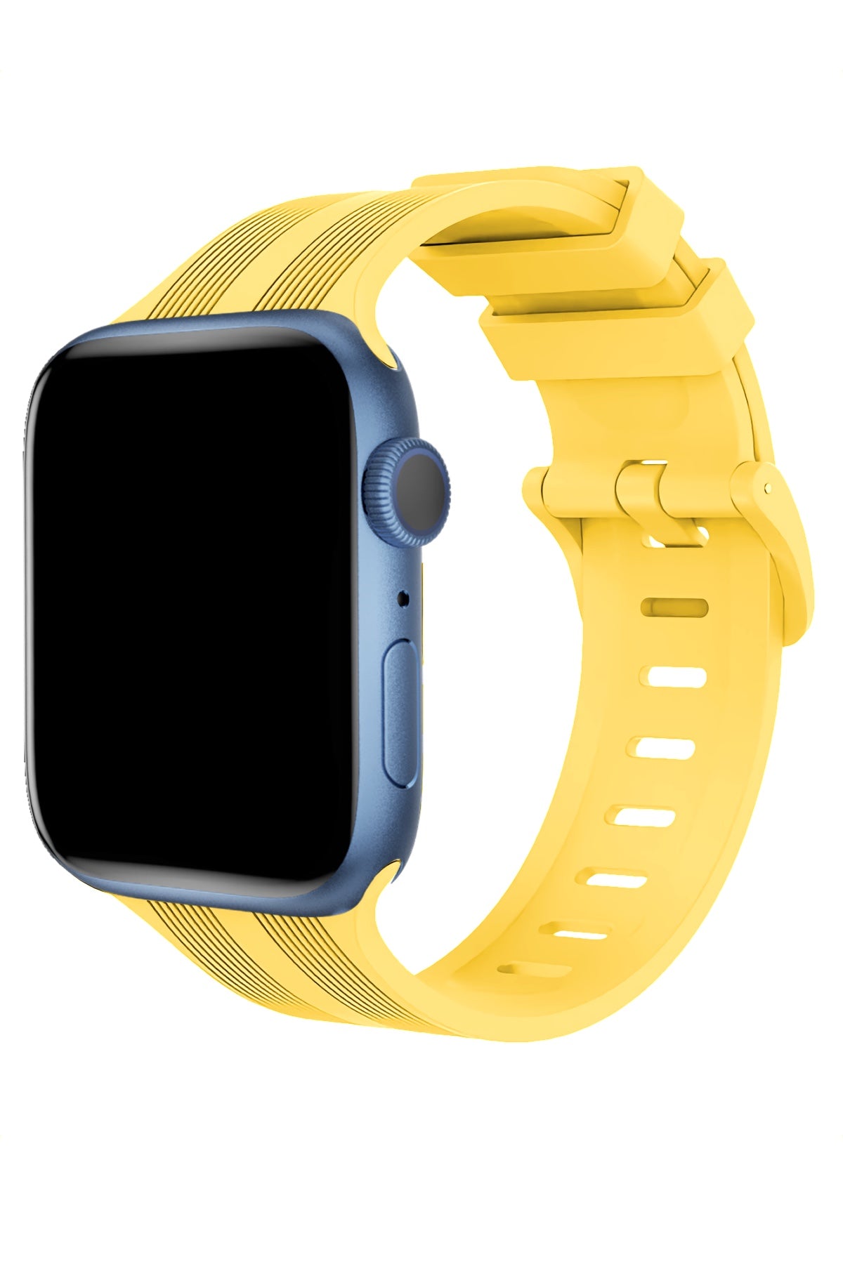 Apple Watch Uyumlu Silikon Line Loop Kordon Mellow  bikordon