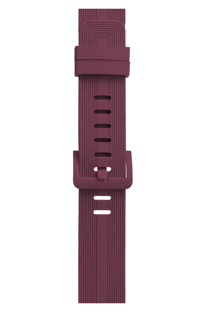 Apple Watch Compatible Silicone Line Loop Band Mulberry 