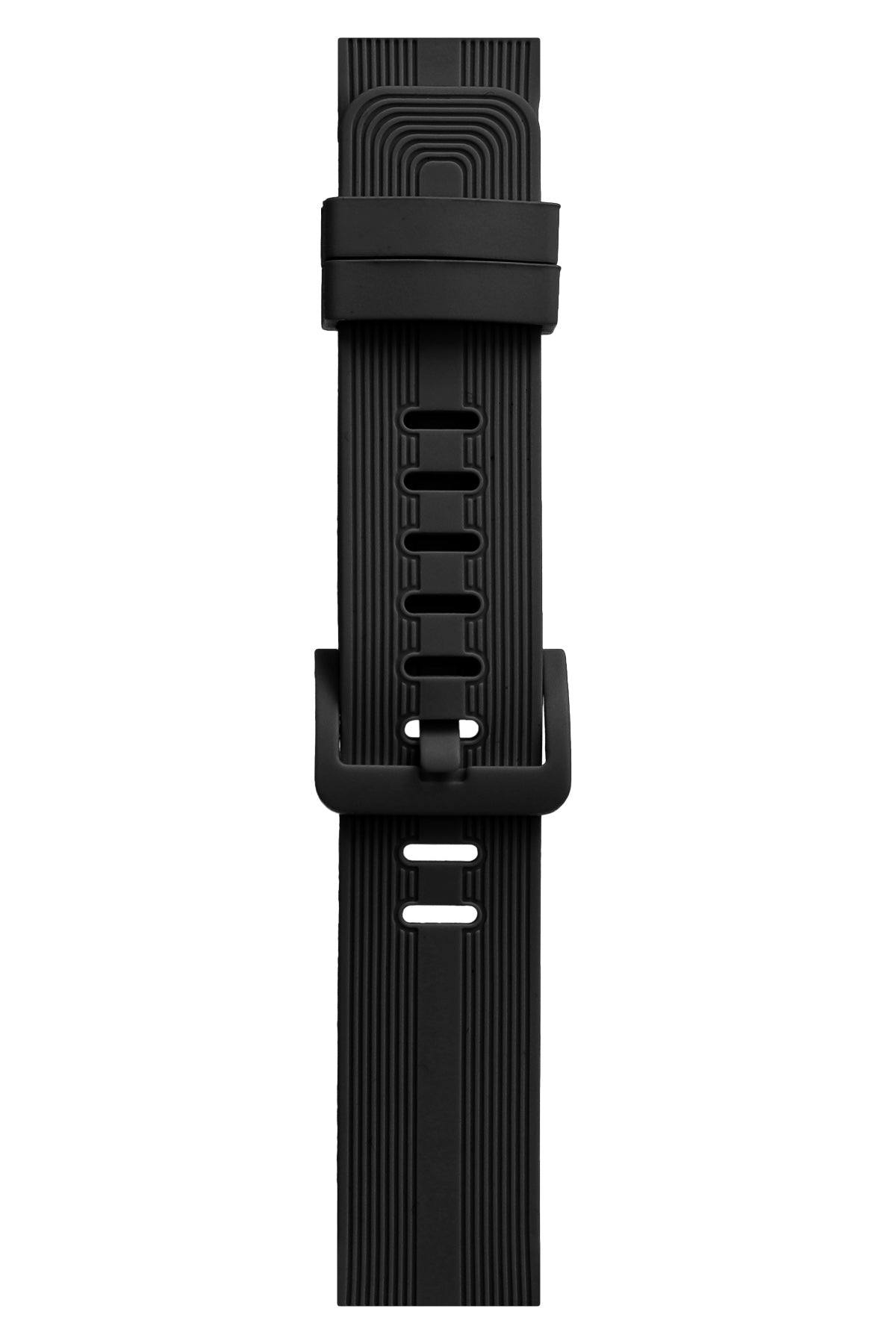Apple Watch Compatible Silicone Line Loop Band Raven 