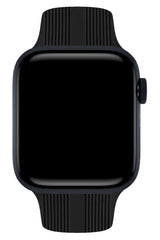 Apple Watch Uyumlu Silikon Line Loop Kordon Raven