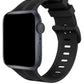 Apple Watch Uyumlu Silikon Line Loop Kordon Raven  bikordon