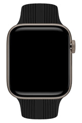 Apple Watch Uyumlu Silikon Line Loop Kordon Raven