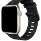 Apple Watch Compatible Silicone Line Loop Band Raven 