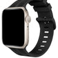 Apple Watch Uyumlu Silikon Line Loop Kordon Raven  bikordon