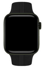 Apple Watch Uyumlu Silikon Line Loop Kordon Raven