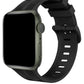 Apple Watch Compatible Silicone Line Loop Band Raven 