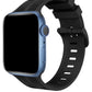 Apple Watch Uyumlu Silikon Line Loop Kordon Raven  bikordon