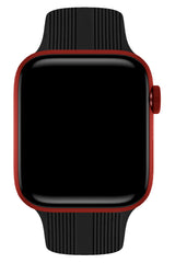 Apple Watch Uyumlu Silikon Line Loop Kordon Raven