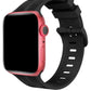 Apple Watch Compatible Silicone Line Loop Band Raven 