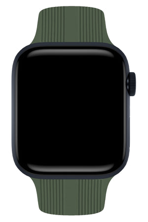 Apple Watch Uyumlu Silikon Line Loop Kordon Reseda  bikordon
