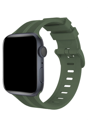 Apple Watch Uyumlu Silikon Line Loop Kordon Reseda  bikordon