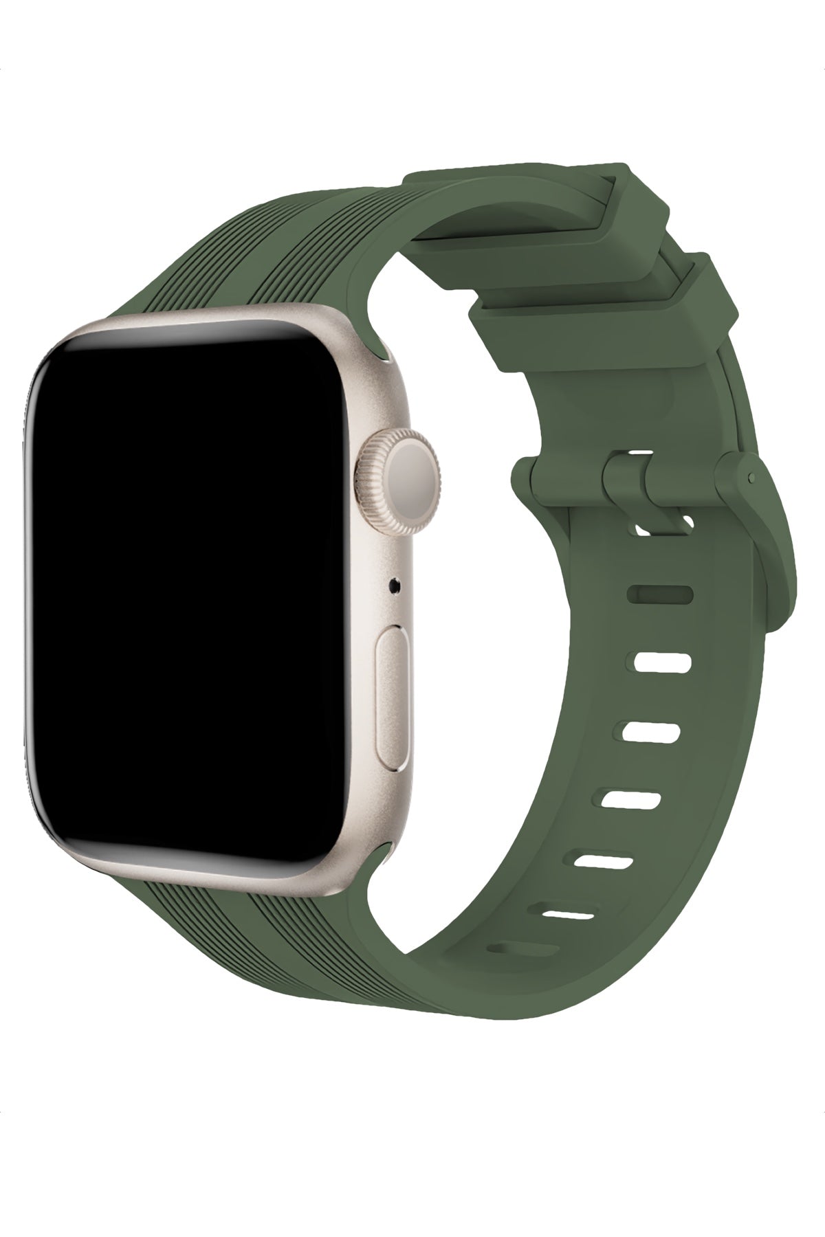 Apple Watch Uyumlu Silikon Line Loop Kordon Reseda  bikordon