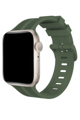 Apple Watch Uyumlu Silikon Line Loop Kordon Reseda