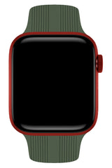 Apple Watch Uyumlu Silikon Line Loop Kordon Reseda