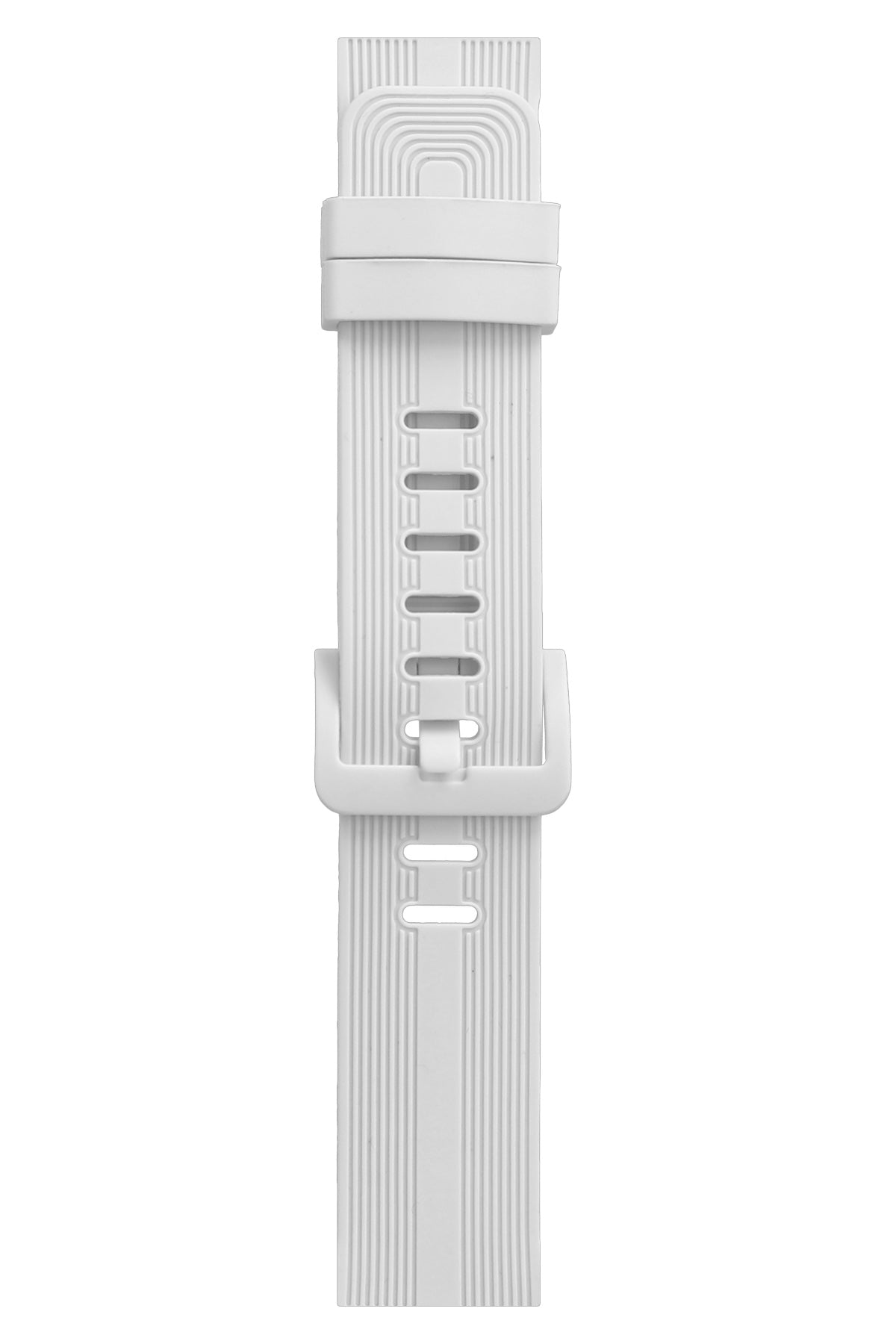 Apple Watch Compatible Silicone Line Loop Band Snow 