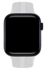 Apple Watch Uyumlu Silikon Line Loop Kordon Snow