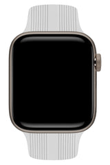 Apple Watch Uyumlu Silikon Line Loop Kordon Snow