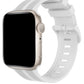 Apple Watch Compatible Silicone Line Loop Band Snow 