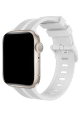 Apple Watch Uyumlu Silikon Line Loop Kordon Snow