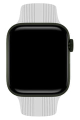 Apple Watch Uyumlu Silikon Line Loop Kordon Snow