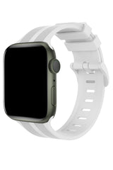 Apple Watch Uyumlu Silikon Line Loop Kordon Snow