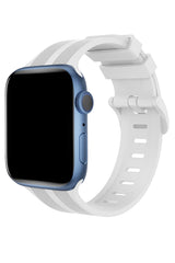 Apple Watch Uyumlu Silikon Line Loop Kordon Snow