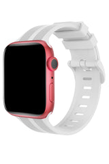 Apple Watch Uyumlu Silikon Line Loop Kordon Snow