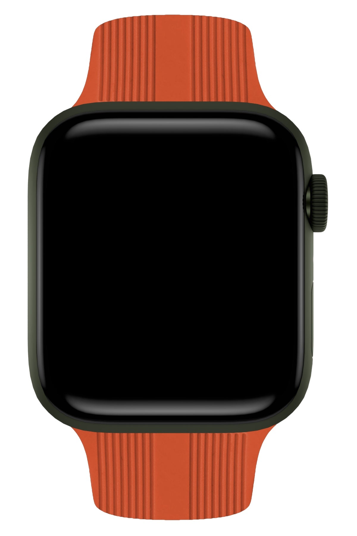 Apple Watch Uyumlu Silikon Line Loop Kordon Tangelo  bikordon