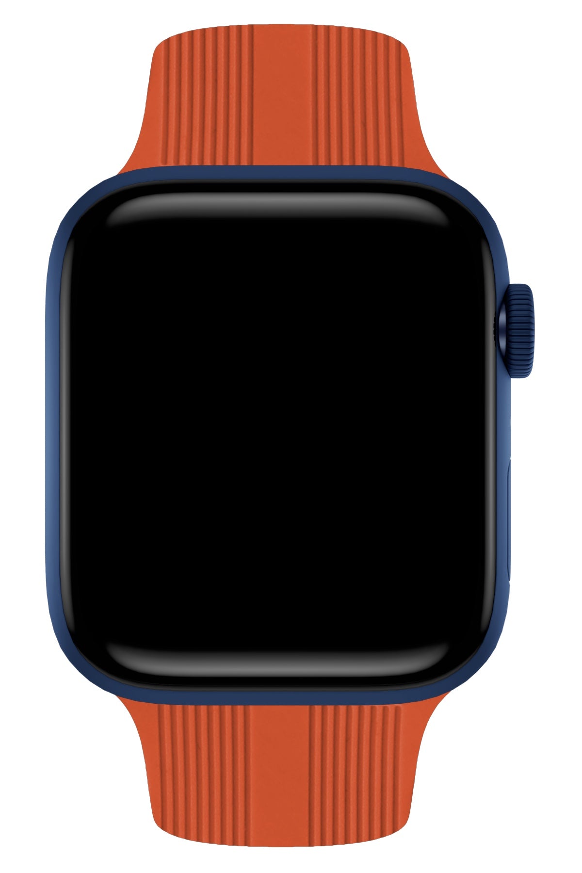 Apple Watch Uyumlu Silikon Line Loop Kordon Tangelo  bikordon