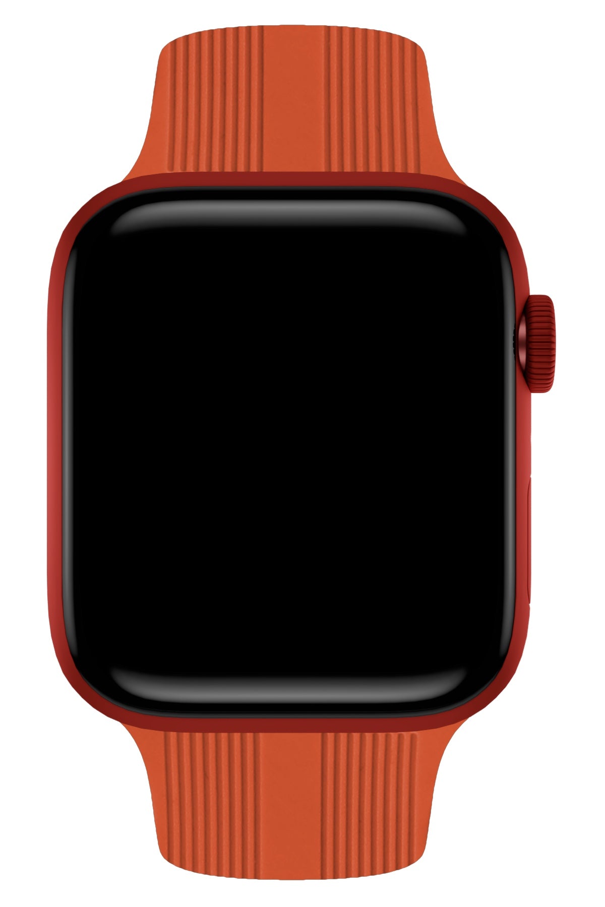 Apple Watch Uyumlu Silikon Line Loop Kordon Tangelo  bikordon