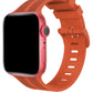 Apple Watch Uyumlu Silikon Line Loop Kordon Tangelo  bikordon