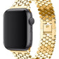 Apple Watch Uyumlu Simetro Loop Çelik Kordon Gold  bikordon