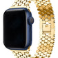 Apple Watch Uyumlu Simetro Loop Çelik Kordon Gold  bikordon