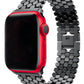 Apple Watch Uyumlu Simetro Loop Çelik Kordon Siyah  bikordon